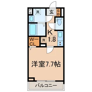 神奈川県横浜市神奈川区三ツ沢南町【アパート】の間取り