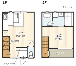 神奈川県横浜市港北区綱島東2【一戸建】の間取り
