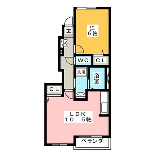 ミルキーII【1階】の間取り