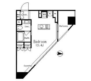 MFPRコート目黒南【6階】の間取り