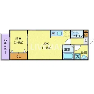 ジーメゾン千葉浜野プラージュ【1階】の間取り
