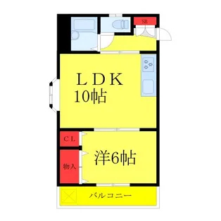 カーサ栄【3階】の間取り