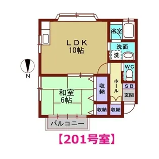 リボーン・K【2階】の間取り