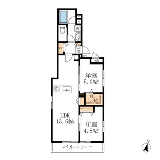 AMBOS【2階】の間取り