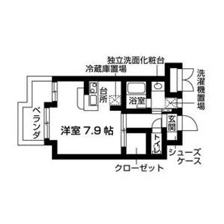 エスト日比野【3階】の間取り
