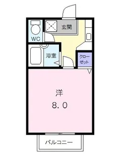 ロイヤルハイツ朋友【1階】の間取り