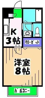 プレステージ一番館【1階】の間取り