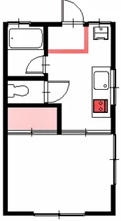 SSハイツC棟【1階】の間取り
