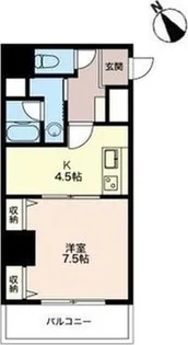 オーキッドレジデンス板橋【7階】の間取り