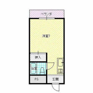 ファイブアイランド【3階】の間取り