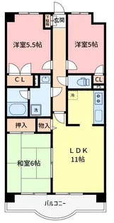 埼玉県川口市芝塚原2【マンション】の間取り