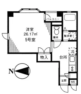 メゾンフォルテ【3階】の間取り