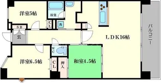 3LDKの間取り画像