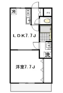AKマンション【2階】の間取り