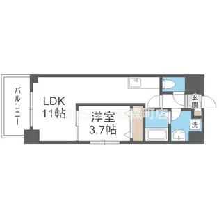 大阪府大阪市北区天神橋7【マンション】の間取り