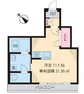 東京都世田谷区松原2【マンション】の間取り