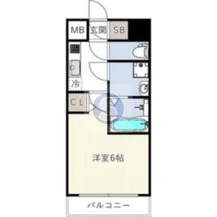 エスリードレジデンス梅田フロント【2階】の間取り