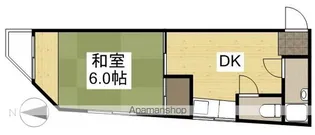 サンコーポ医大【4階】の間取り