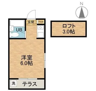 メゾン・ド・レーヴ【1階】の間取り