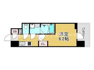 1Kの間取り画像