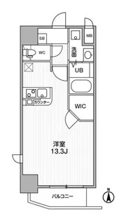 LA DOUCEUR梅田WEST【7階】の間取り