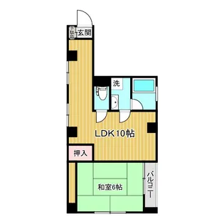 幸進ビル【4階】の間取り