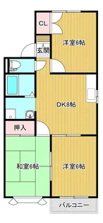 パステルクラブ【2階】の間取り