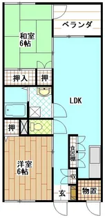 カオス95【2階】の間取り
