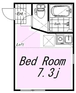 ユナイト横浜カッシーナ【1階】の間取り