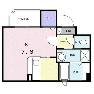 AmareMatumizaka【1階】の間取り