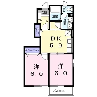ジールA【1階】の間取り