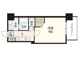 Yell Residence 横川新橋【8階】の間取り