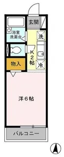 セジュール東川口【1階】の間取り