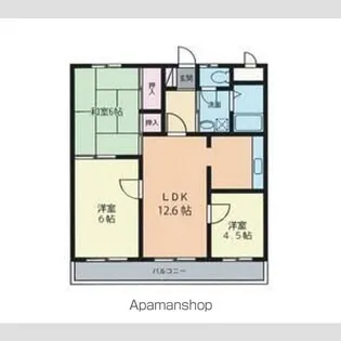 メゾン北初富【2階】の間取り
