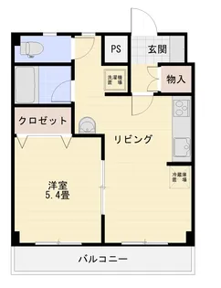 フラット湘南【3階】の間取り