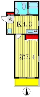 メゾン エスポワール【1階】の間取り