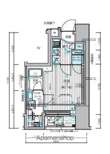 メインステージ新御徒町【8階】の間取り