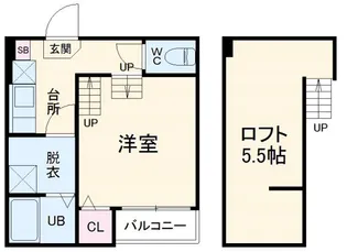 Grande本八幡【1階】の間取り