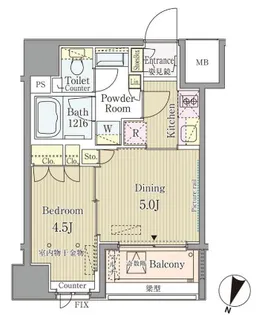 東京都千代田区鍛冶町2【マンション】の間取り