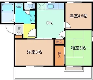 ヴェルドミール A【1階】の間取り