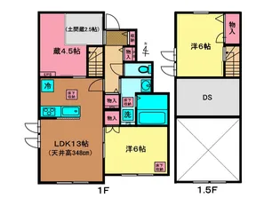 プレドゥパルク【1階】の間取り