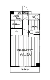 ブランドールヒルズ幕張【2階】の間取り