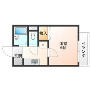 フォーブル名光【1階】の間取り