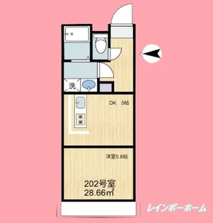 イルビラージュ錦糸町【2階】の間取り