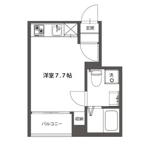 東京都国分寺市東元町1【アパート】の間取り