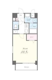 ブルーアース品川【7階】の間取り