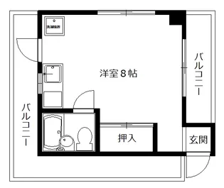 新井マンション【3階】の間取り