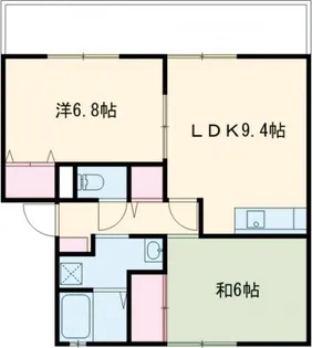 JAボナール上の丸A【1階】の間取り