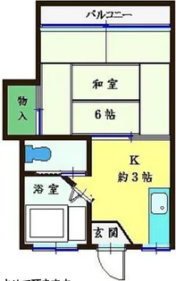 第一祥栄荘【1階】の間取り