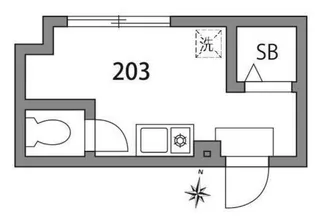 グラード氷川台(グラードヒカワダイ)【2階】の間取り